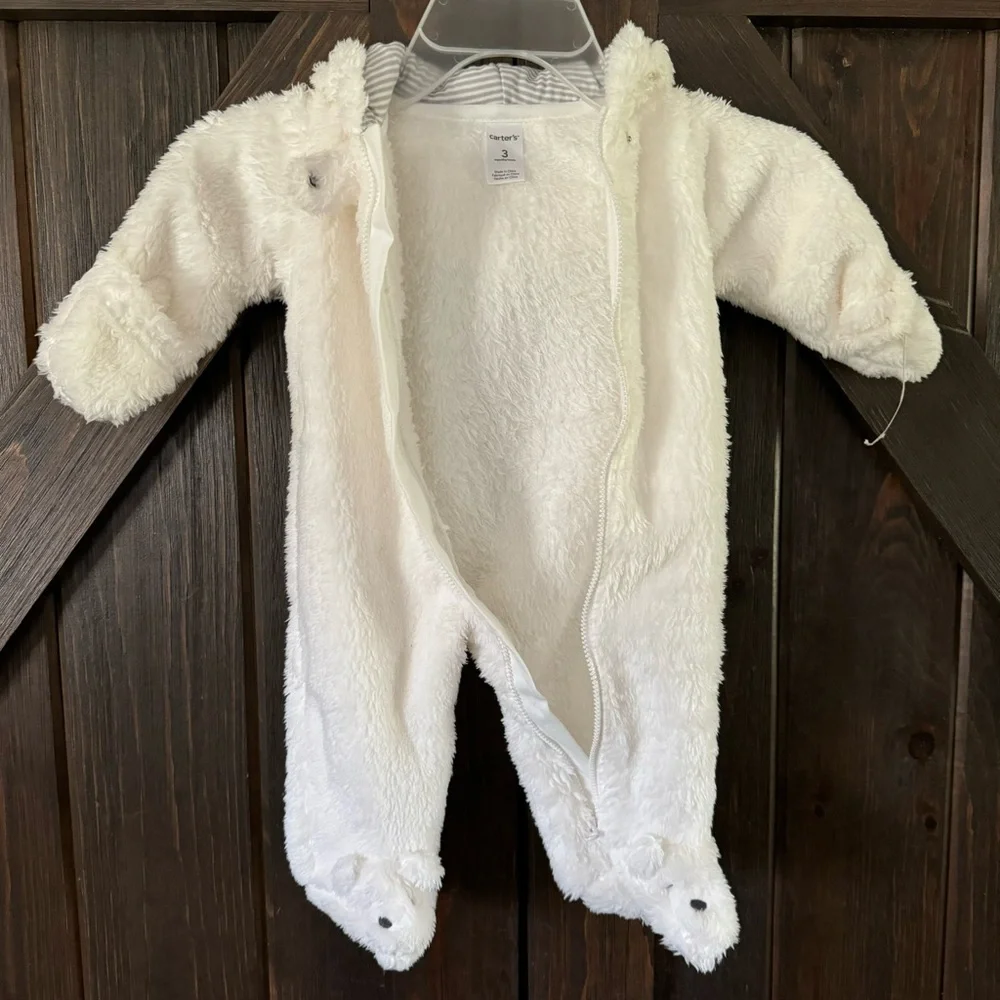 Carters Baby 1Piece Sherpa Outerwear Size 3 months NWT